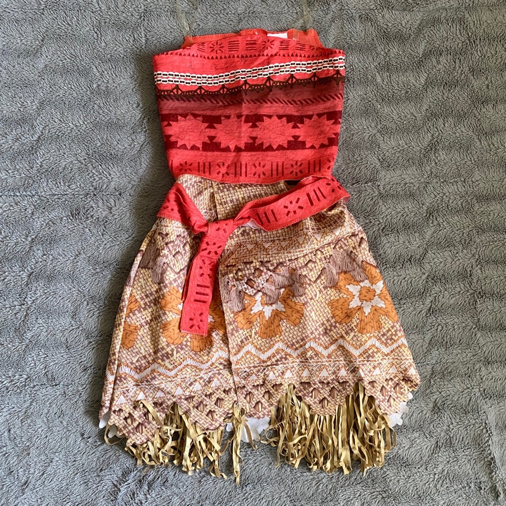 Moana kids costume size 4-6x